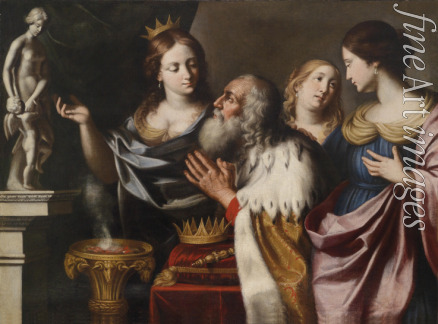 Venanzi di Pesaro Giovanni - König Salomon wird von den Frauen zum Götzendienst verleitet
