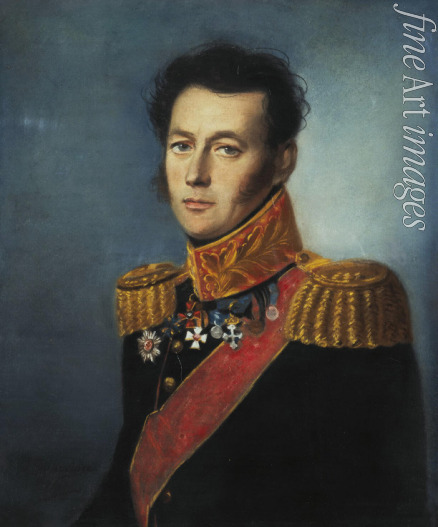 Bardou Karl Wilhelm - Portrait of General Ivan Skobelev (1778-1849)