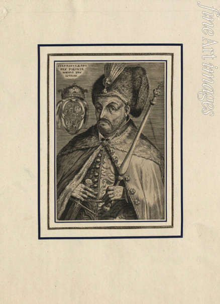 Unbekannter Künstler - Porträt von Stephan Báthory (1533-1586), König von Polen und Großfürst von Litauen
