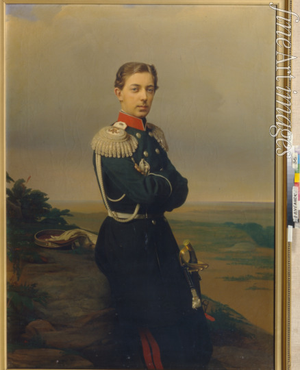 Zaryanko Sergei Konstantinovich - Portrait of Tsarevich Nicholas Alexandrovich of Russia (1843-1865)