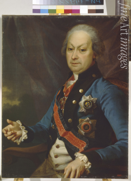 Lewizki Dmitri Grigoriewitsch - Porträt von Alexei Melgunow (1722-1788)