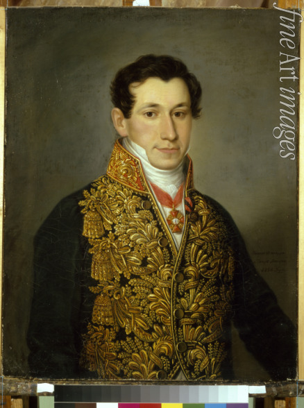 Lewizki Dmitri Grigoriewitsch - Porträt von Grigori Mitusow (1795-1871)
