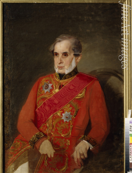 Makarow Iwan Kosmitsch - Porträt von Fürst Alexander Wassiljewitsch Kotschubei (1768-1834)
