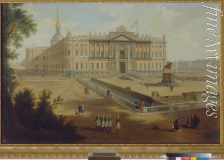Unbekannter Künstler - Blick auf den Michael-Palast in St. Petersburg