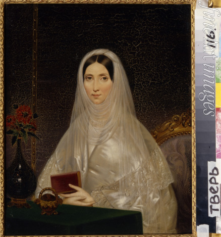 Neff Timofei Andreyevich - Portrait of Countess Tatyana Golitsyna (Potemkina)