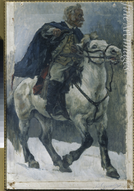 Surikov Vasili Ivanovich - Alexander Suvorov on horseback