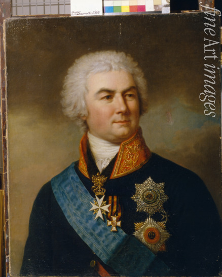 Schtschukin Stepan Semjonowitsch - Porträt von Peter Graf von Sawadowski (1739–1812)