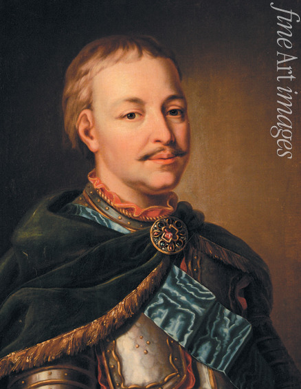Unbekannter Künstler - Porträt von Hetman Iwan Masepa (1639-1709)
