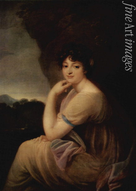 Grassi Józef - Porträt von Jekaterina Bakunina (1777-1846)