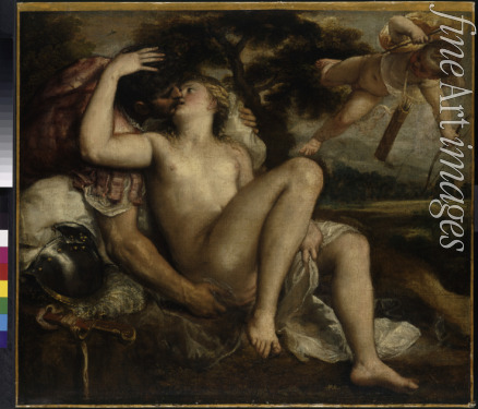 Tizian - Mars, Venus und Amor