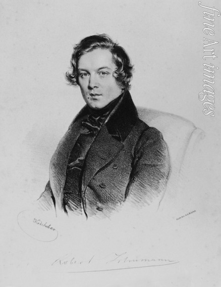 Kriehuber Josef - Robert Schumann (1810-1856)
