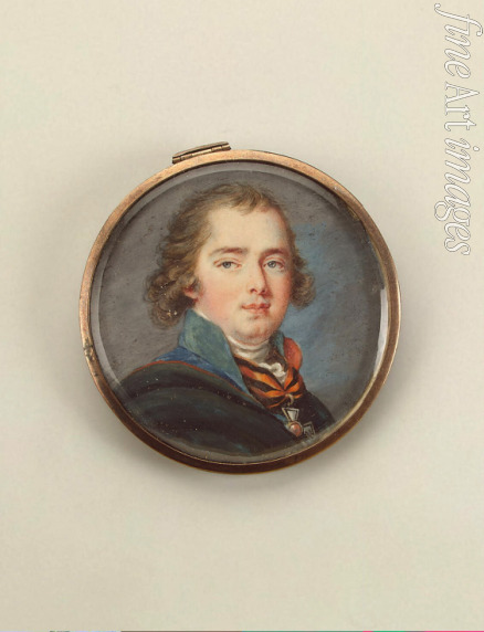 Ritt Augustin Christian - Porträt von Graf Valerian Alexandrowitsch Subow (1771-1804)
