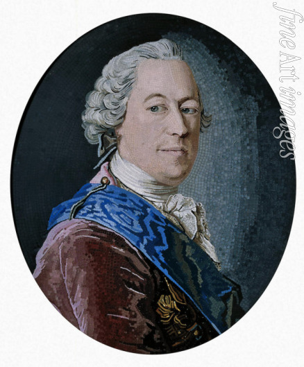 Vasilyev Matvey Vasilyevich - Portrait of Count Mikhail Illarionovich Vorontsov (1714-1767)
