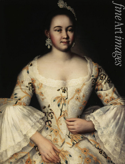 Wischnjakow Iwan Jakowlewitsch - Porträt von Stepanida Jakowlewa (1738-1781)