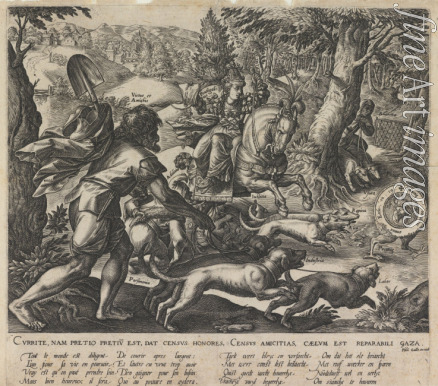 Stradanus (Straet van der) Johannes - An Allegorical Hunt