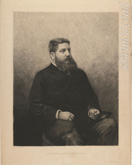 Mordant Daniel Charles Marie - Portrait of James-Edouard de Rothschild (1844-1881)