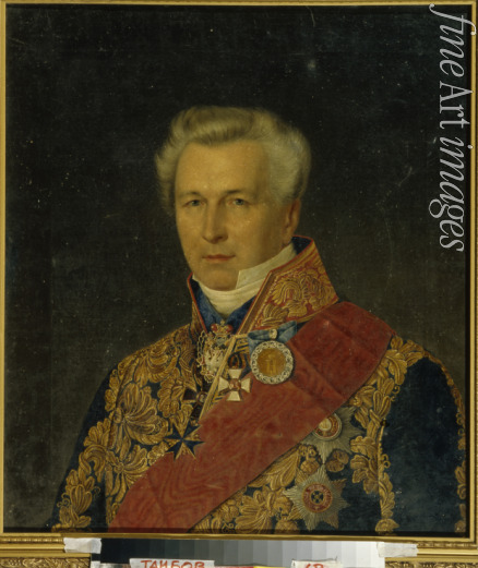 Unbekannter Meister des 18. Jhs. - Porträt von Baron Leo Karlowitsch Bode (1787-1859)