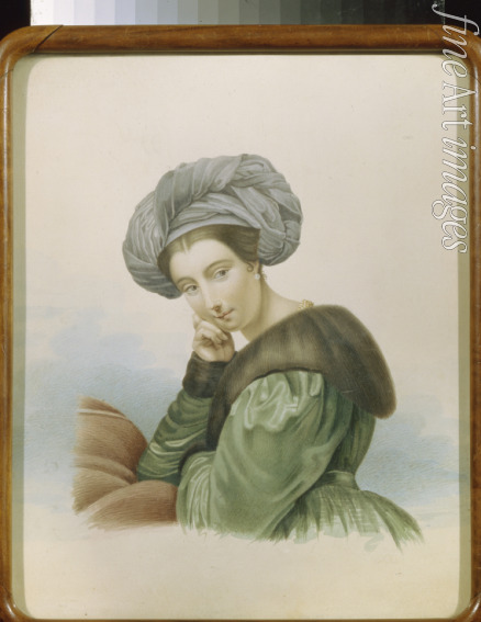 Unbekannter Meister des 18. Jhs. - Porträt der Schauspielerin Ekaterina Semjonowa (1786-1849)