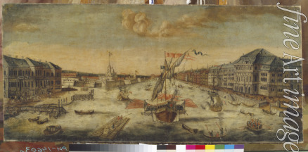 Anonymous 18th century - View of the Neva River banks