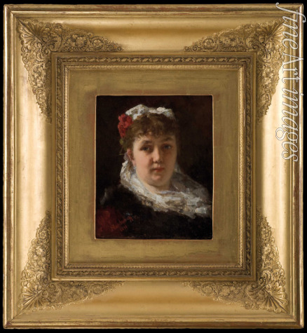 Harlamow (Harlamoff) Alexei Alexejewitsch - Portrait von Opernsängerin Félia Litvinne (1860-1936)