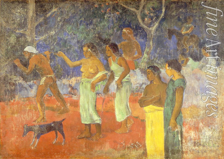 Gauguin Paul Eugéne Henri - Szene aus dem tahitianischen Leben