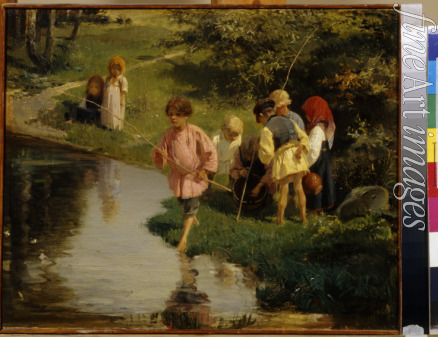 Pryanishnikov Illarion Mikhailovich - Children Fishing