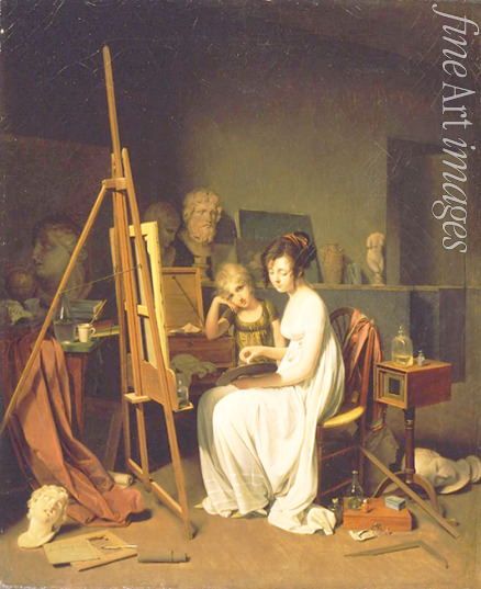 Boilly Louis-Léopold - Atelier der Künstlerin