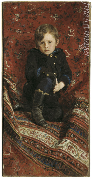Repin Ilja Jefimowitsch - Porträt von Juri Repin, Sohn des Künstlers