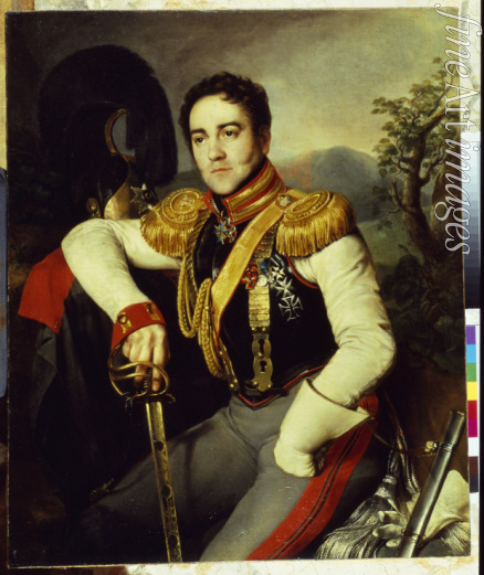 Krylow Nikifor Stepanowitsch - Porträt von Graf Wladimir Stepanowitsch Apraxin (1796-1833)