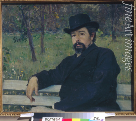 Nesterow Michail Wassiljewitsch - Porträt von Maler Nikolai Alexandrowitsch Jaroschenko (1846-1898)