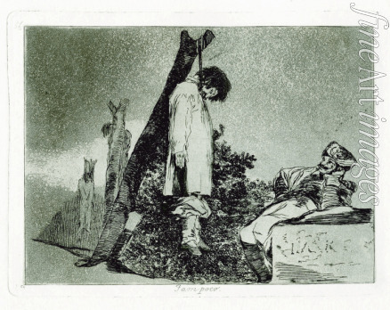 Goya Francisco de - Tampoco (Nor this). Plate 36 from The Disasters of War (Los Desastros de la Guerra)