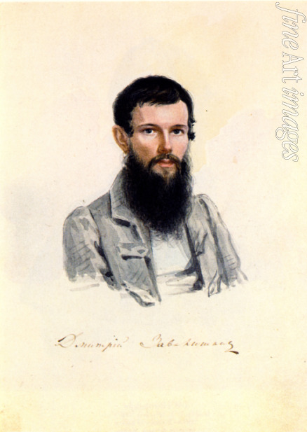 Bestuschew Nikolai Alexandrowitsch - Porträt von Dekabrist Dmitri Sawalischin (1804-1892)