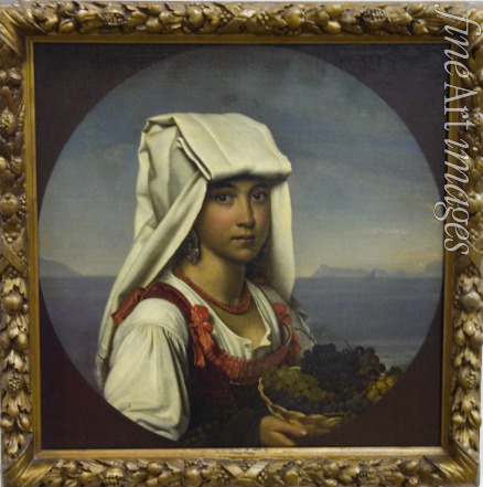 Kiprenski Orest Adamowitsch - Neapolitanisches Mädchen mit Früchten