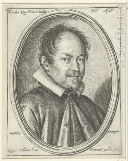 Leoni Ottavio Maria - Porträt von Komponist Paolo Quagliati (um 1555-1628)