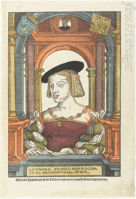Coecke van Aelst Pieter the Elder - Portrait of Eleanor of Austria (1498-1558)