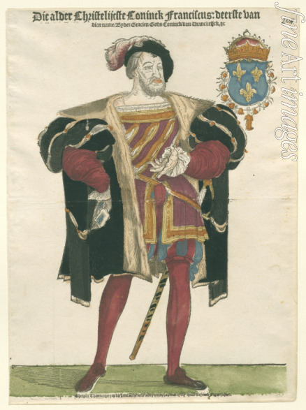 Anthonisz. Cornelis - Porträt von König Franz I. von Frankreich (1494-1547)