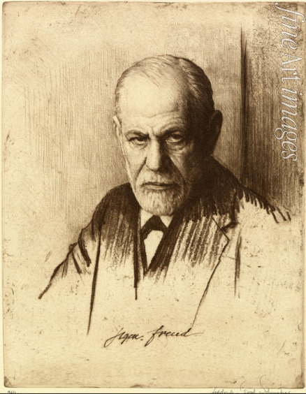 Schmutzer Ferdinand - Portrait of Sigmund Freud (1856-1939)