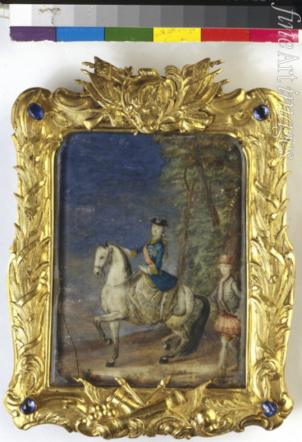 Stenglin Johann - Reiterporträt der Kaiserin Katharina II. (1729-1796)