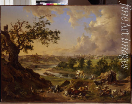 Rauch Johann Nepomuk - View of Moscow from the Sparrow Hills
