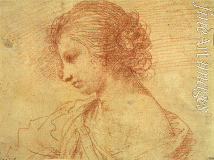 Guercino - Bildnis einer jungen Frau
