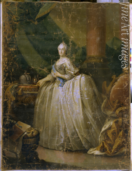 Buchholz Heinrich - Porträt der Kaiserin Katharina II. (1729-1796)