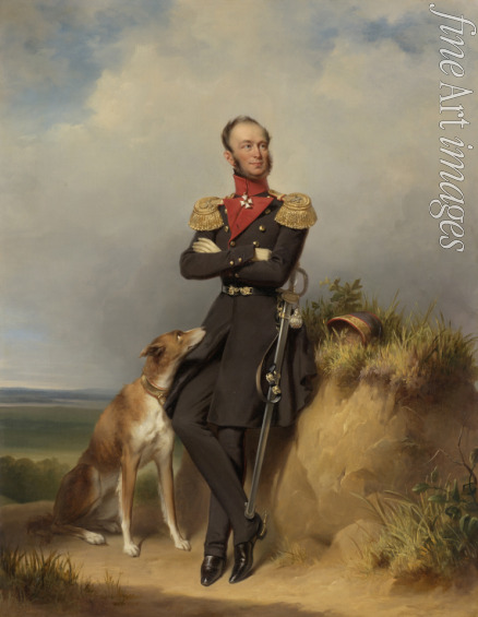Kruseman Jan Adam - Portrait of King William II of the Netherlands (1792-1849)