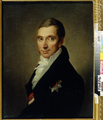 Luchaninov Ivan Vasilyevich - Portrait of the Physician Johann-Georg von Ruehl (1768-1846)