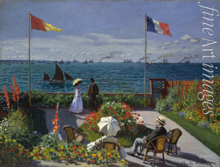 Monet Claude - Terrasse à Sainte-Adresse