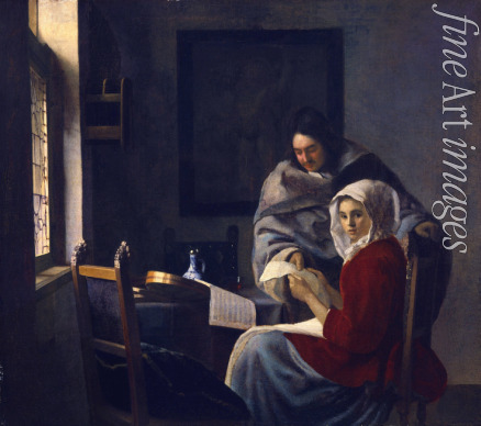 Vermeer Jan (Johannes) - Girl interrupted at her music