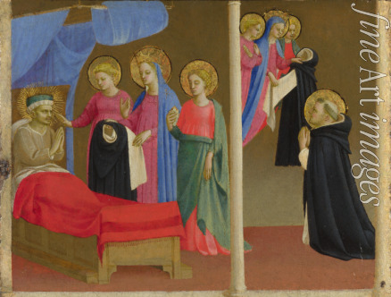 Angelico Fra Giovanni (Werkstatt) - Die Vision eines Dominikaners
