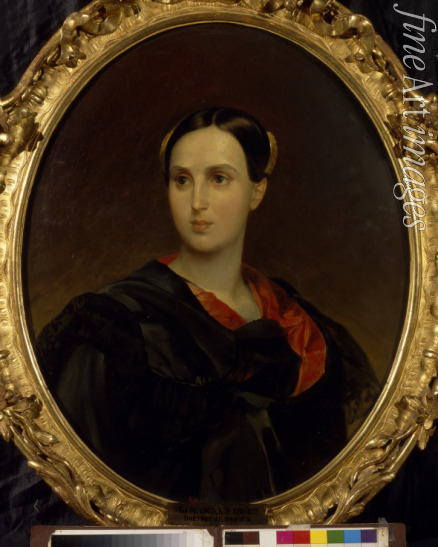 Brüllow (Briullow) Karl Pawlowitsch - Porträt von Gräfin Olga Pawlowna Fersen (Stroganowa) (1808-1837)