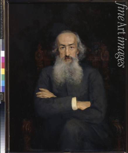 Zarudnaya-Kavos Ekaterina Sergeevna - Portrait of the historian Konstantin Nikolayevich Bestuzhev-Ryumin (1829-1897)