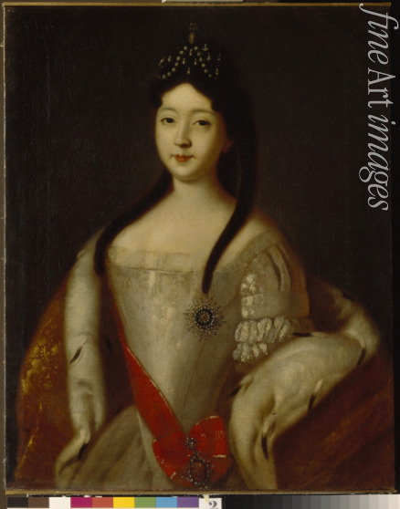 Caravaque Louis - Bildnis Großfürstin Anna Petrowna von Russland (1708-1728), Tochter von Peter dem Großen