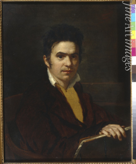 Kiprensky Orest Adamovich - Portrait of Alexander Khristoforovich Vostokov (1781-1864)